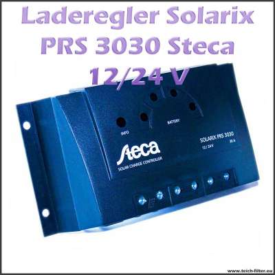 Steca Solar Laderegler 12V-24V 30A Solarix PRS 3030 PWM
