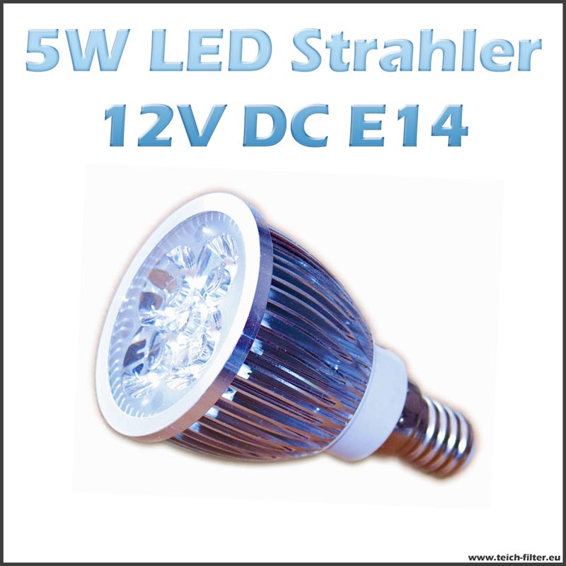 LED Strahler Spot 5W 12V E14 (Warmweiss) für Solaranlage günstig