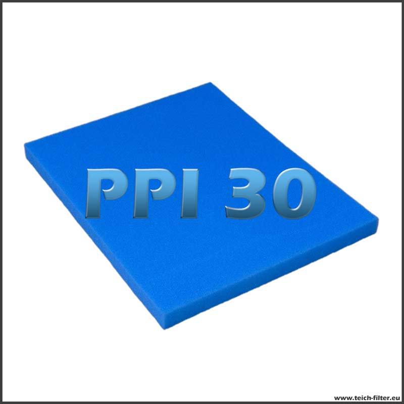 Pondlife Filterschaum blau 100x100x5cm fein 30PP : : Garten